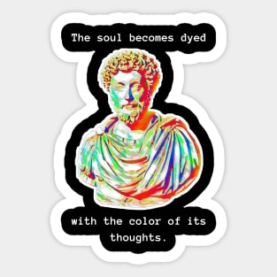 Color of Soul By Marcus Aurelius Sticker